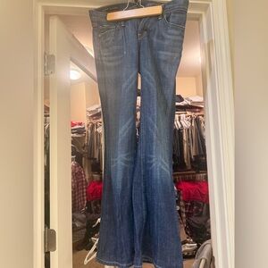 Citizens Of Humanity Dark Blue Flare Jeans (low rise)